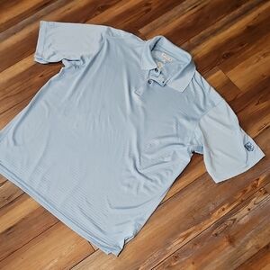 Men's Light Blue Antigua Polo Shirt